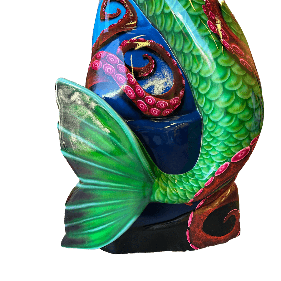The Kraken mermaid tail.